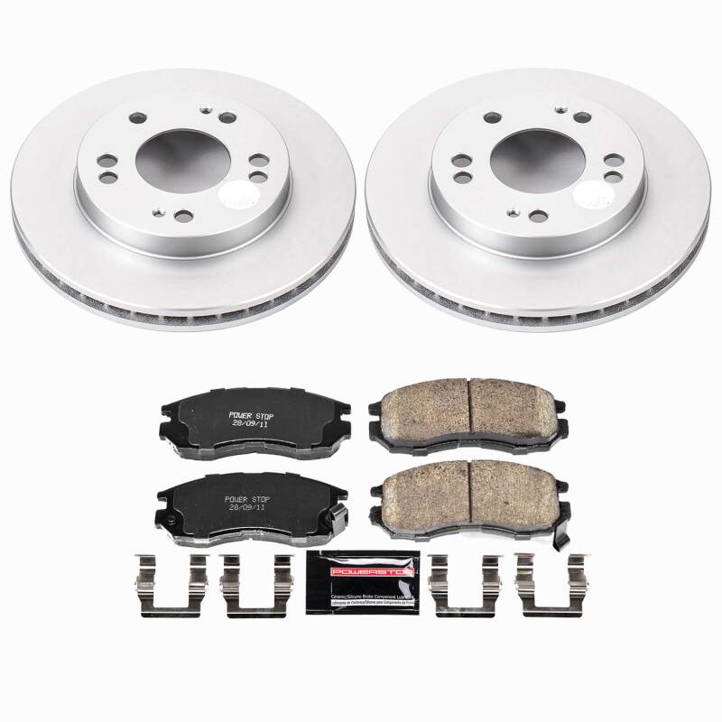 Chrysler Sebring Brake Kit - Front - PowerStop - Z23 Coated - `95-`05