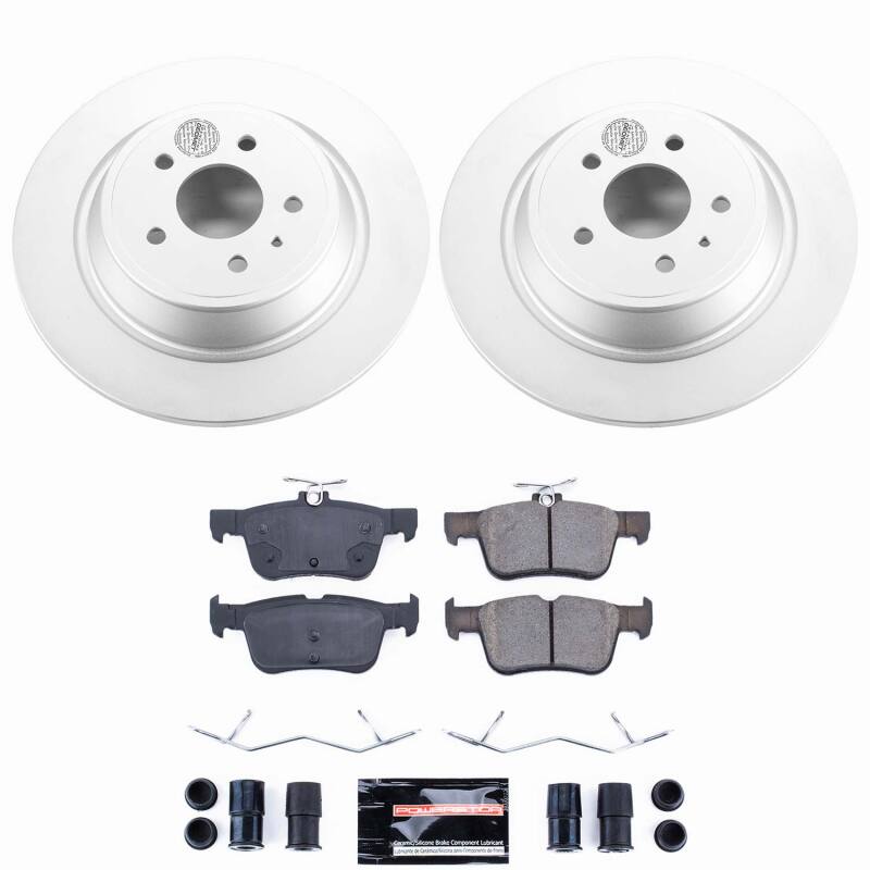 Ford Fusion Brake Kit - Rear - PowerStop - Z23 Coated - `13-`16