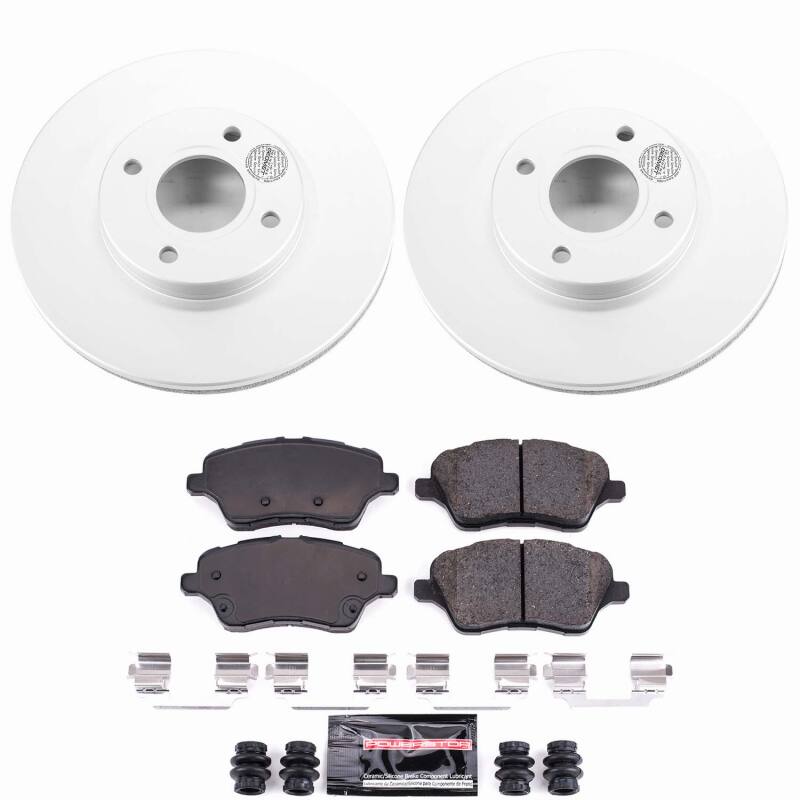 Ford Fiesta Brake Kit - Front - PowerStop - Z23 Evolution Coated - `14-`19
