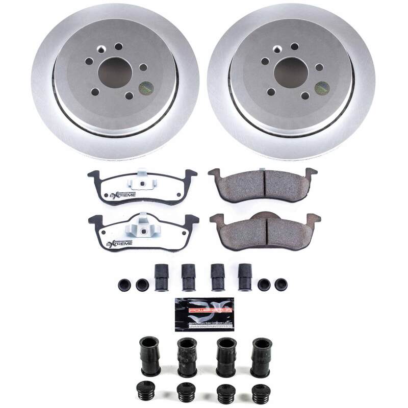 Lincoln MKT Brake Kit - Rear - PowerStop - Z36 Coated Truck & Tow - `13-`19