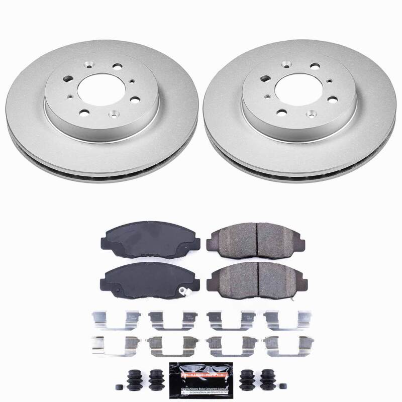 Honda Civic Brake Kit - Front - PowerStop - Z23 Coated - `96-`05