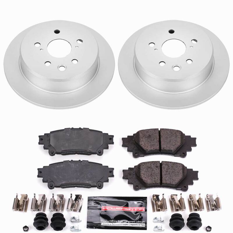 Lexus IS250 Brake Kit - Rear - PowerStop - Z23 Coated - `14-`15