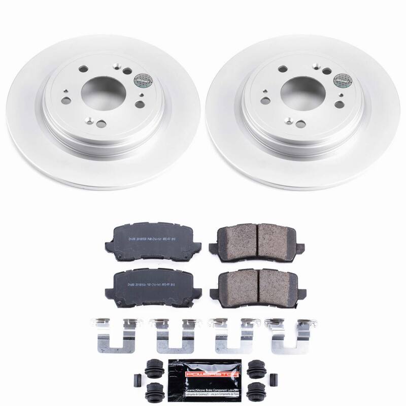 Acura RLX Brake Kit - Rear - PowerStop - Z23 Coated - `14-`20