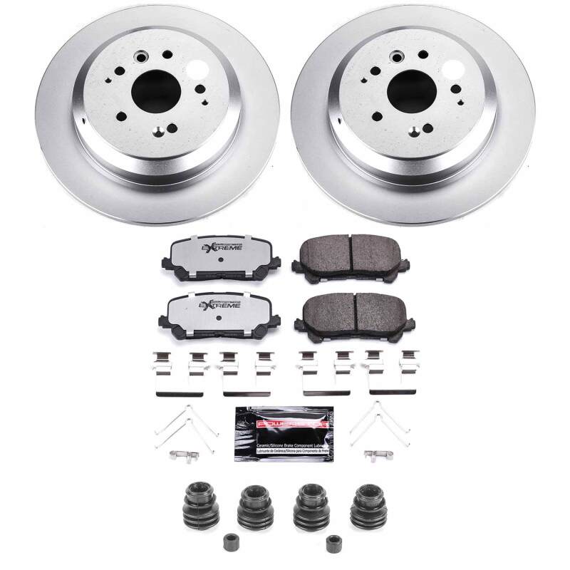 Acura MDX Brake Kit - Rear - PowerStop - Z36 Coated Truck & Tow - `14-`16