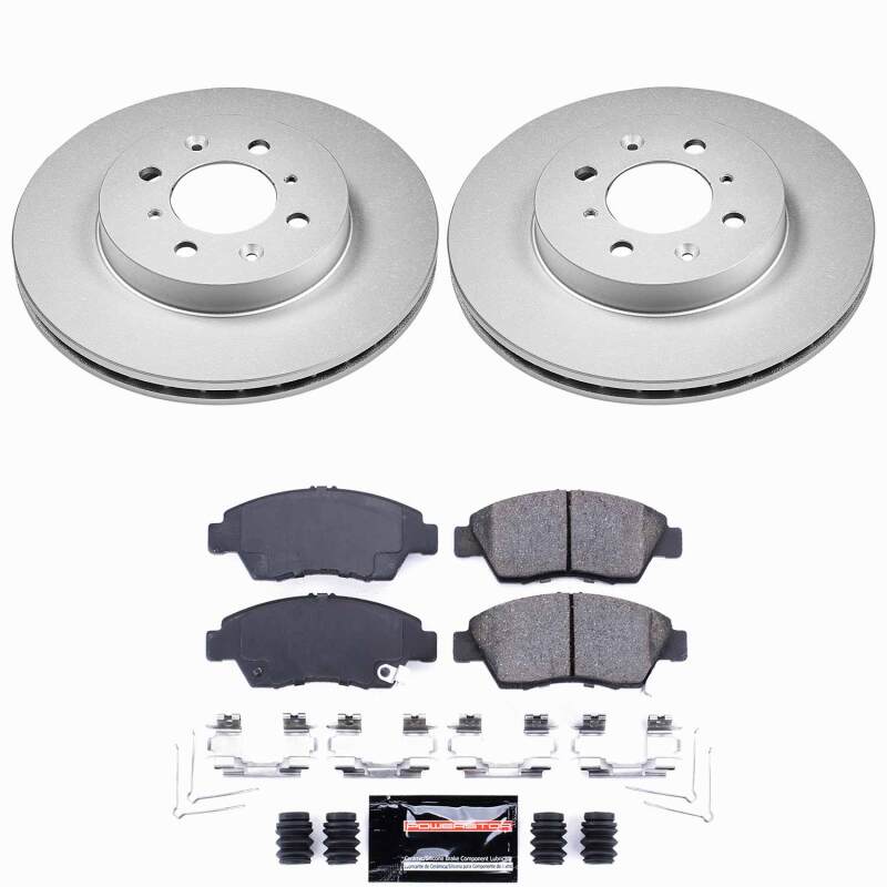 Honda Civic Brake Kit - Front - PowerStop - Z23 Coated - `03-`05