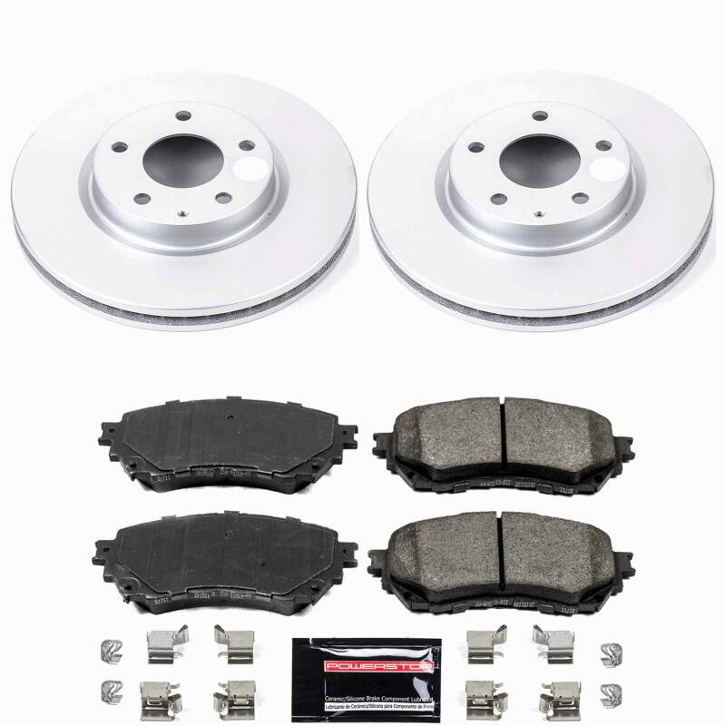 Mazda 6 Brake Kit - Front - PowerStop - Z23 Coated - `14-`18