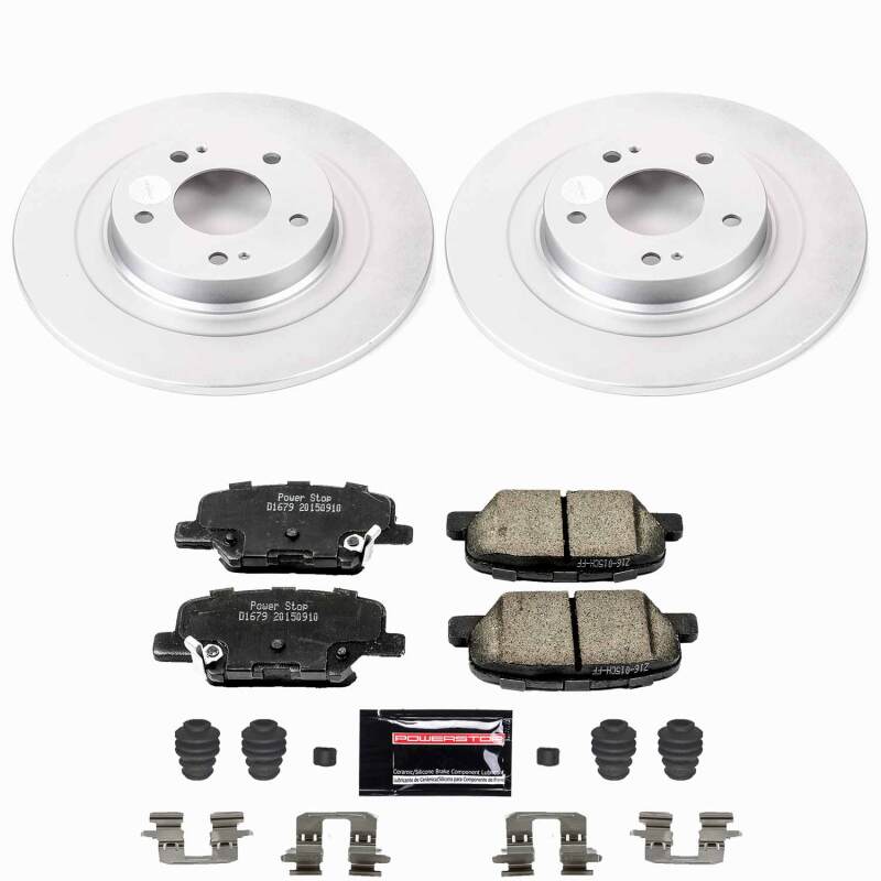Mitsubishi Outlander Brake Kit - Rear - PowerStop - Z23 Coated - `14-`18