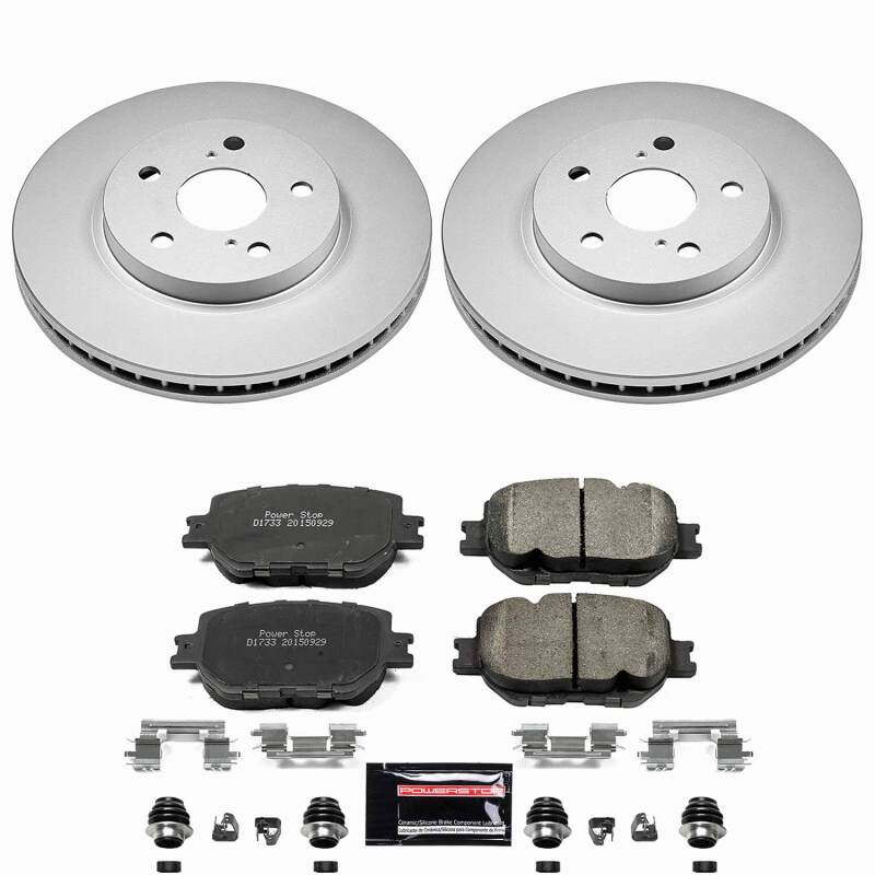 Lexus IS250 Brake Kit - Front - PowerStop - Z23 Coated - `14-`15