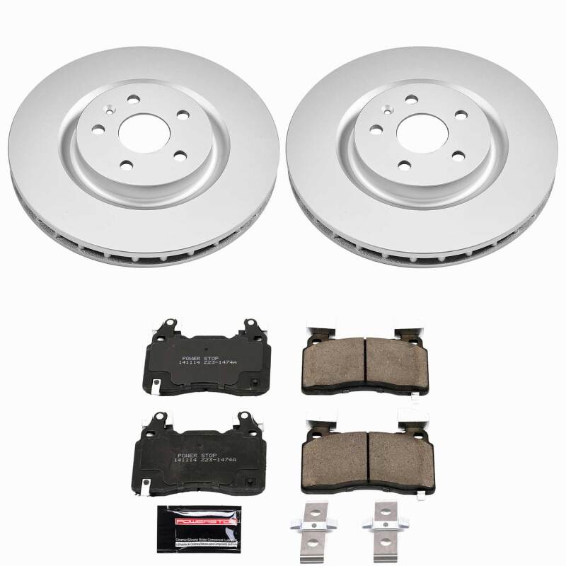 Chevrolet SS Brake Kit - Front - PowerStop - Z23 Coated Brake Kit - `14-`17