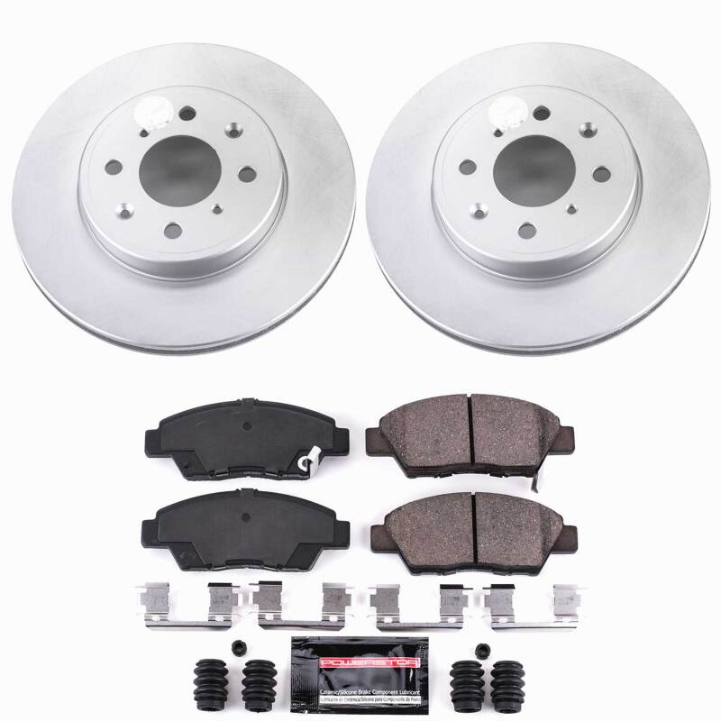 Honda Fit Brake Kit - Front - PowerStop - Z23 Coated - `15-`20