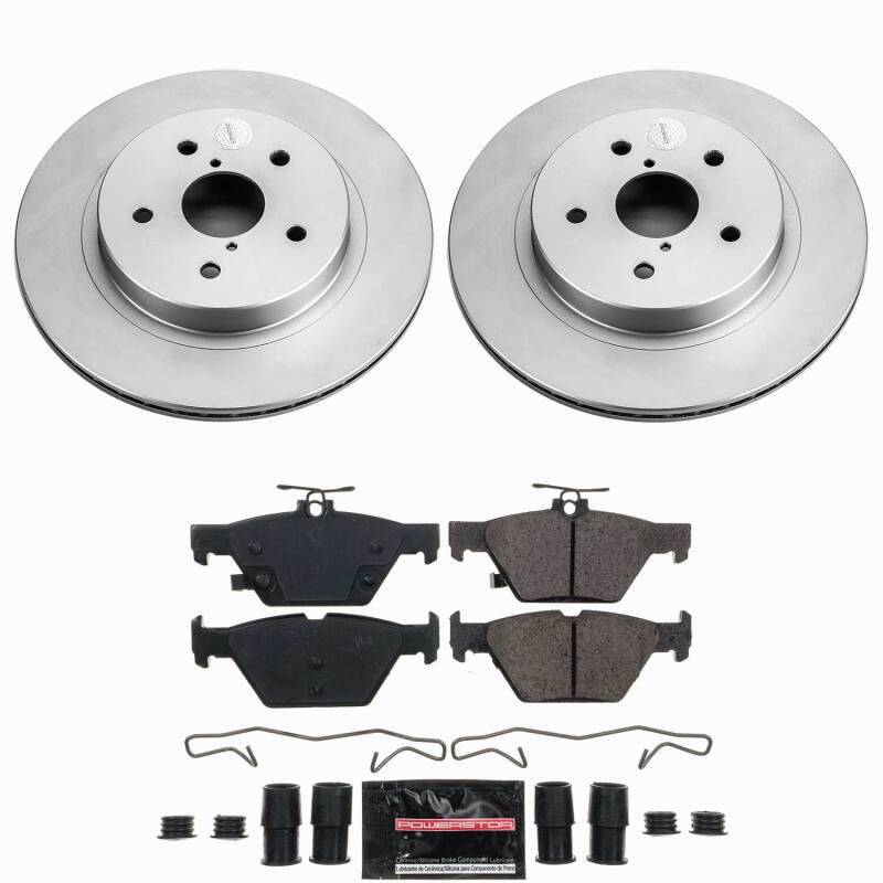Subaru Forester Brake Kit - Rear - PowerStop - Z23 Coated - 2025+
