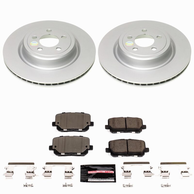 Dodge Charger Brake Kit - Rear - PowerStop - Z23 Coated - `14-`23