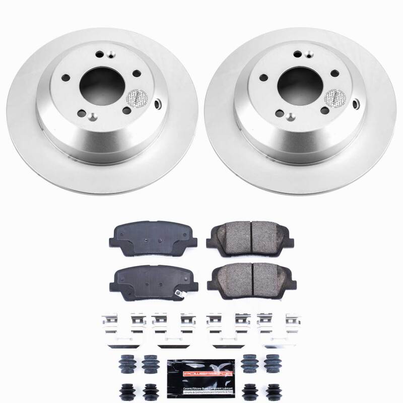 Kia Sorento Brake Kit - Rear - PowerStop - Z23 Coated - `16-`20