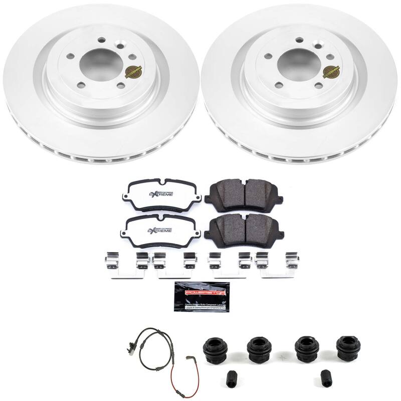 Land Rover Range Rover Brake Kit - Rear - PowerStop - Z36 Coated Truck & Tow - `13-`22