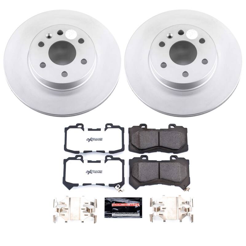 Chevrolet Colorado Brake Kit - Front - PowerStop - Z36 Coated Truck & Tow - `15-`20