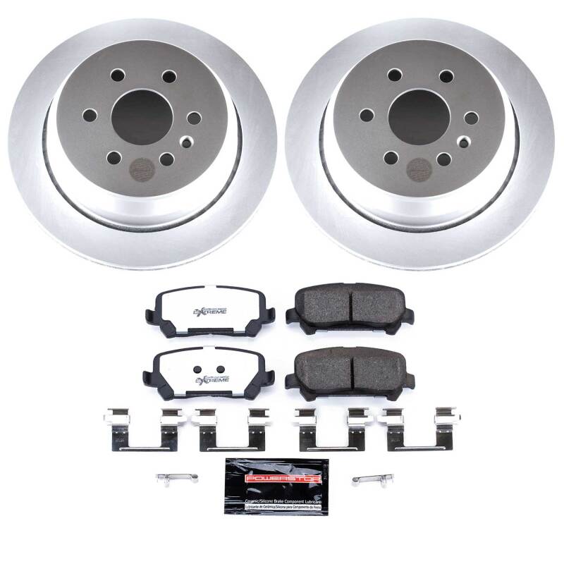Chevrolet Colorado Brake Kit - Rear - PowerStop - Z36 Coated Truck & Tow - `15-`20