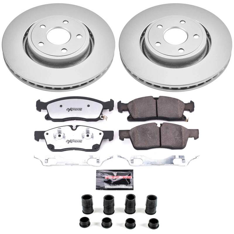 Dodge Durango Brake Kit - Front - PowerStop - Z36 Coated Truck & Tow - `21-`26