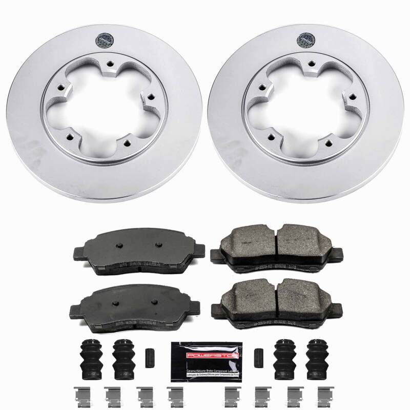 Ford Transit-150 Brake Kit - Rear - PowerStop - Z23 Coated - `15-`19