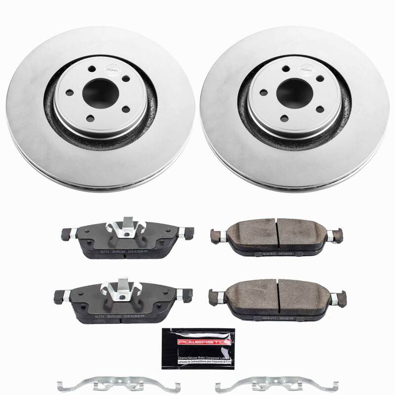 Ford Focus Brake Kit - Front - PowerStop - Z23 Evolution Coated - `14-`18