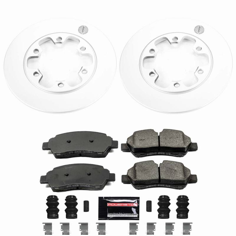 Ford Transit-350 HD Brake Kit - Rear - PowerStop - Z23 Coated - `15-`19