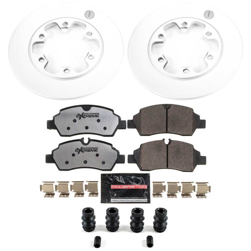 Ford Transit-350 HD Brake Kit - Rear - PowerStop - Z36 Coated Truck & Tow - `15-`19
