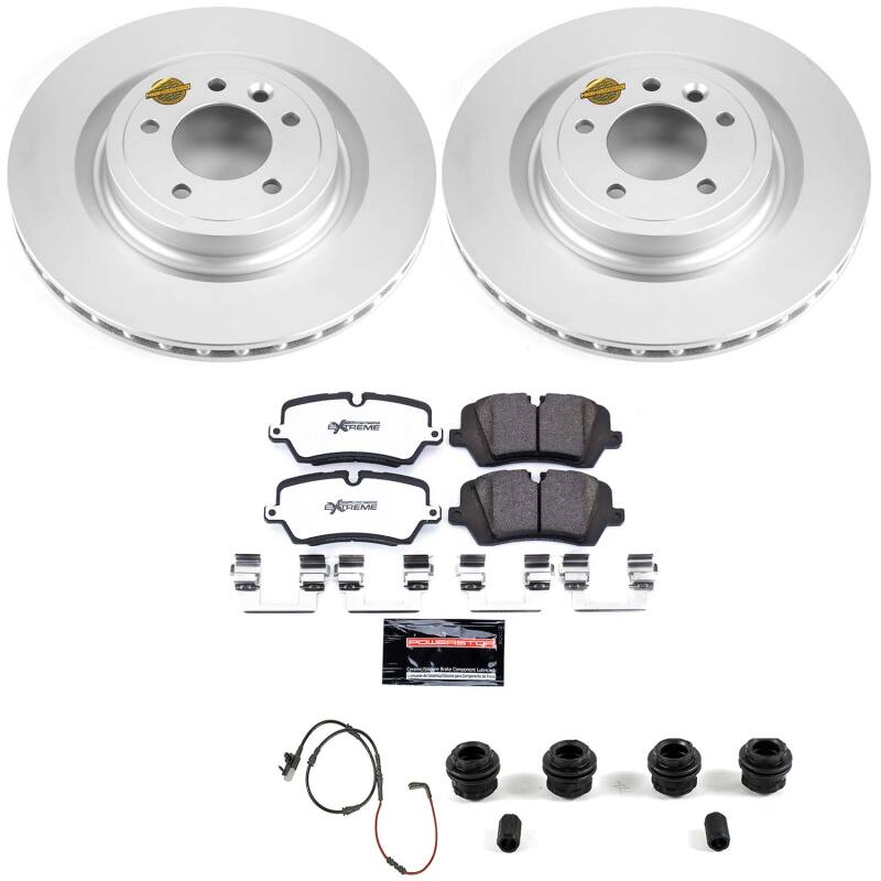 Land Rover Discovery Brake Kit - Rear - PowerStop - Z36 Coated Truck & Tow - 2017