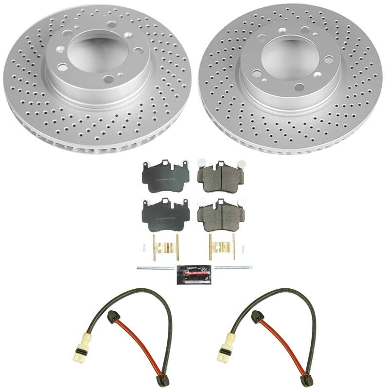 Porsche 911 Brake Kit - Front - PowerStop - Z23 Coated - 2005