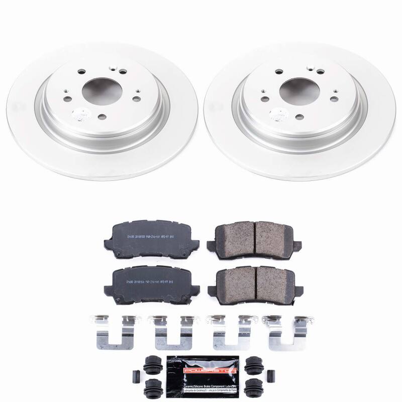 Acura TLX Brake Kit - Rear - PowerStop - Z23 Coated - `15-`20