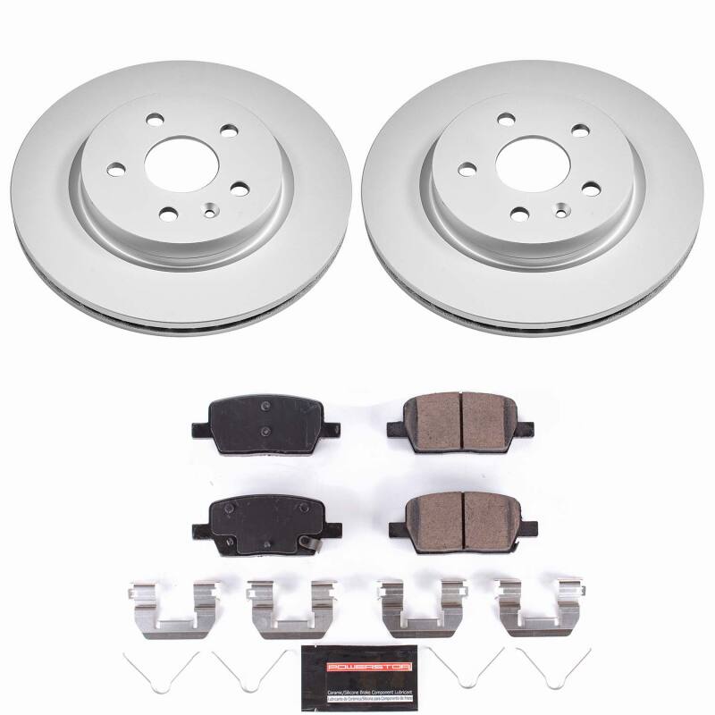 Cadillac CT6 Brake Kit - Rear - PowerStop - Z23 Coated - `16-`19