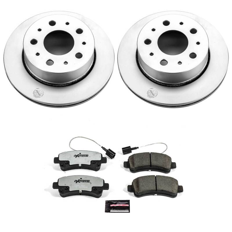 Ram ProMaster 1500 Brake Kit - Rear - PowerStop - Z36 Coated Truck & Tow Rotors + Pads - `14-`15