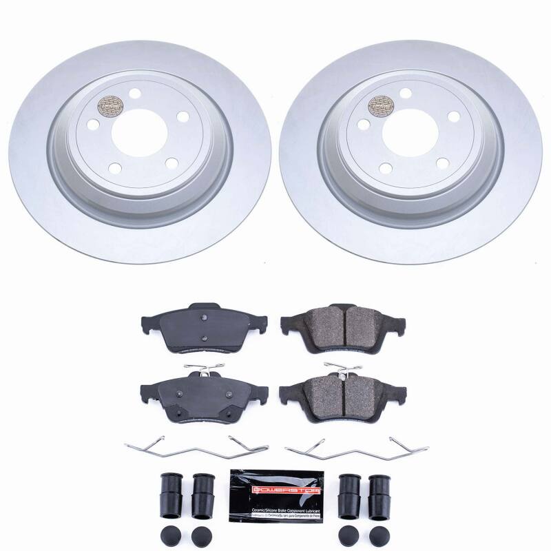 Ford Focus Brake Kit - Rear - PowerStop - Z23 Coated - `16-`18