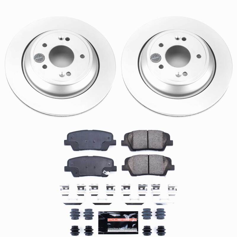 Hyundai Equus Brake Kit - Rear - PowerStop - Z23 Coated - `11-`16
