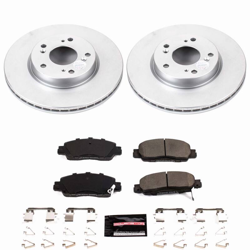 Honda Accord Brake Kit - Front - PowerStop - Z23 Coated - `16-`17