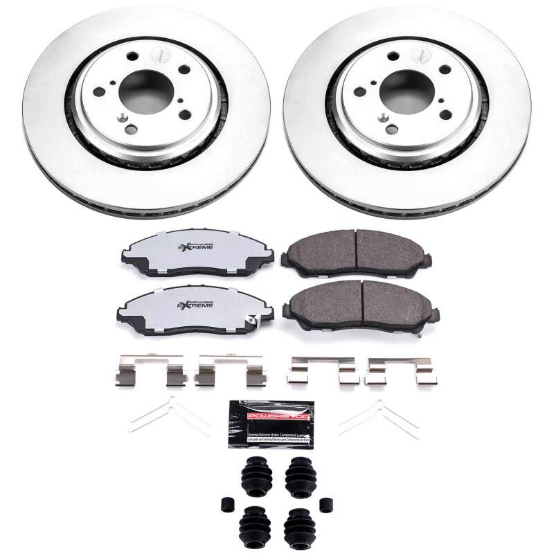Acura MDX Brake Kit - Front - PowerStop - Z36 Coated Truck & Tow - `17-`20