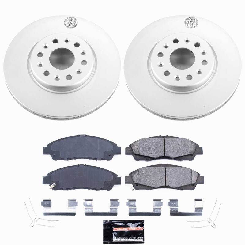 Buick Enclave Brake Kit - Front - PowerStop - Z23 Coated - `18-`20