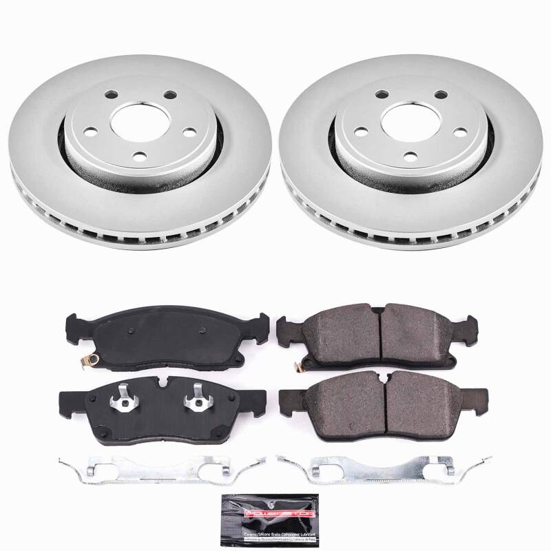 Jeep Grand Cherokee Brake Kit - Front - PowerStop - Z23 Coated - `17-`20