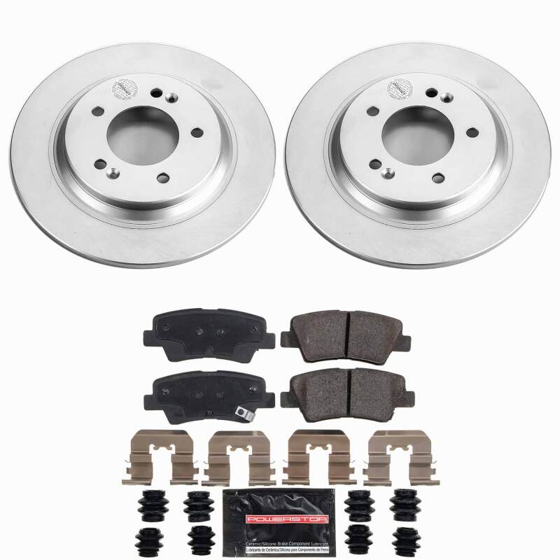Hyundai Ioniq Brake Kit - Rear - PowerStop - Z23 Coated - `17-`22