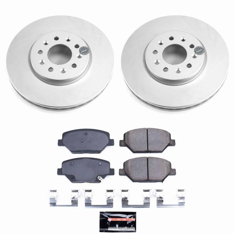 Buick Envision Brake Kit - Front - PowerStop - Z23 Coated Kit - `16-`18