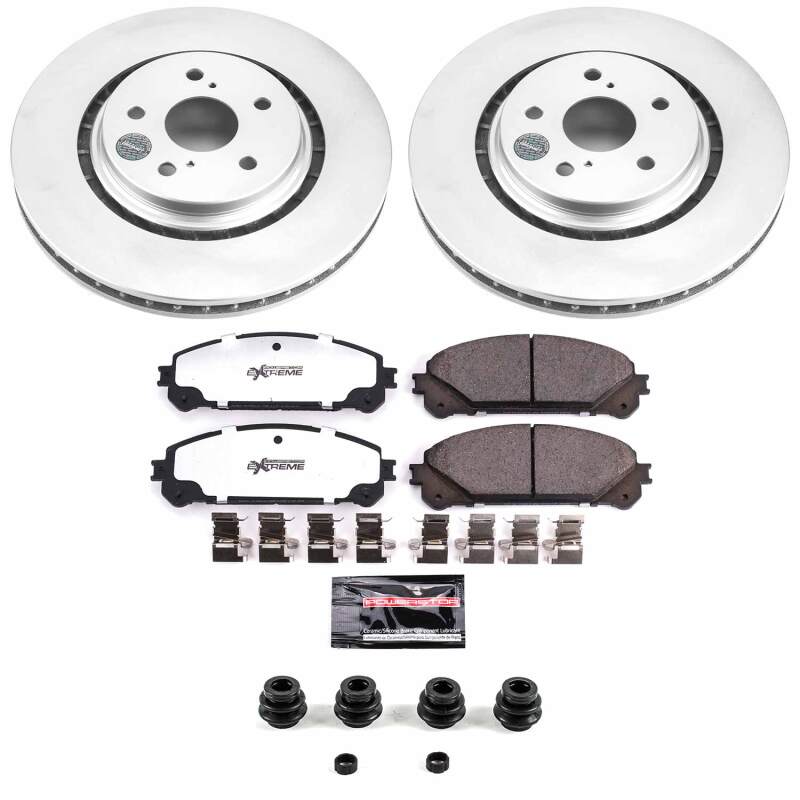 Lexus NX350 Brake Kit - Front - PowerStop - Z36 Coated Truck & Tow - `22-`24