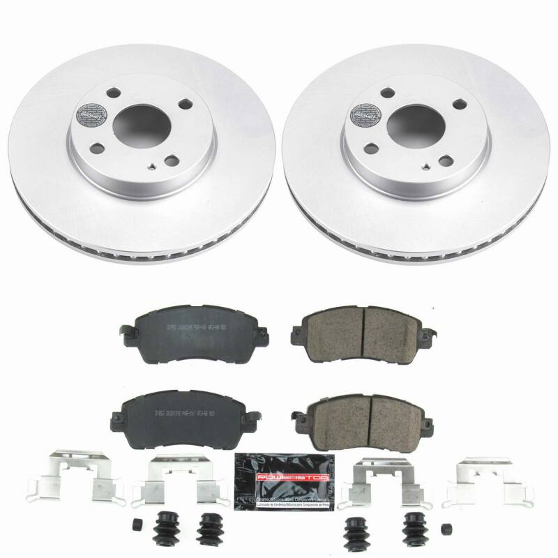 Scion iA Brake Kit - Front - PowerStop - Z23 Coated - 2016