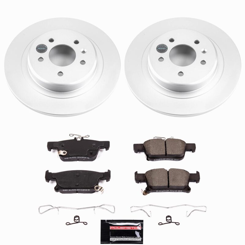 Buick Envision Brake Kit - Rear - PowerStop - Z23 Coated - `16-`18