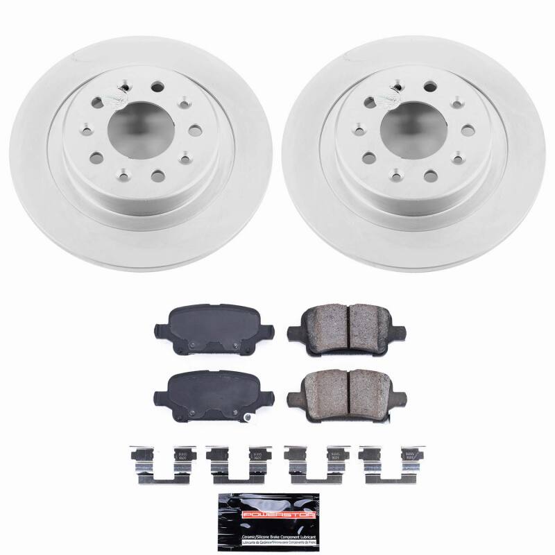Buick LaCrosse Brake Kit - Rear - PowerStop - Z23 Coated - `17-`18