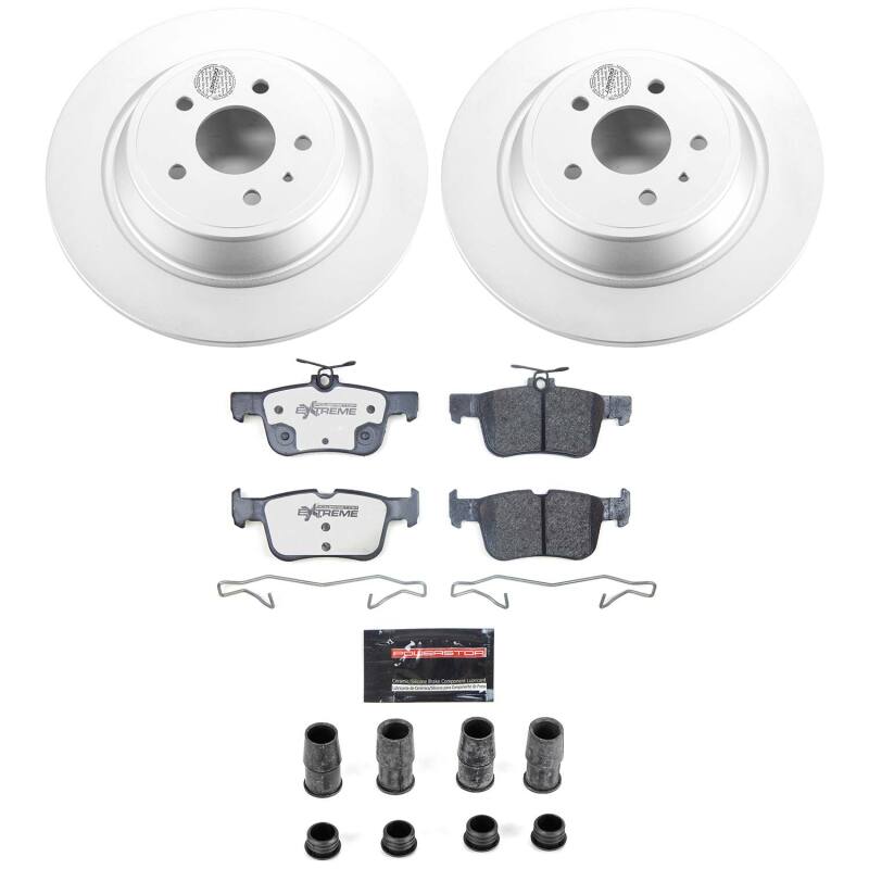 Ford Escape Brake Kit - Rear - PowerStop - Z36 Coated Truck & Tow - `17-`19