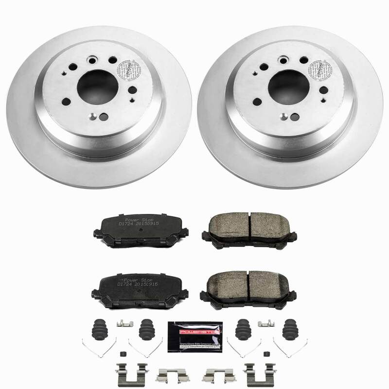 Honda Passport Brake Kit - Rear - PowerStop - Z23 Coated - `19-`25