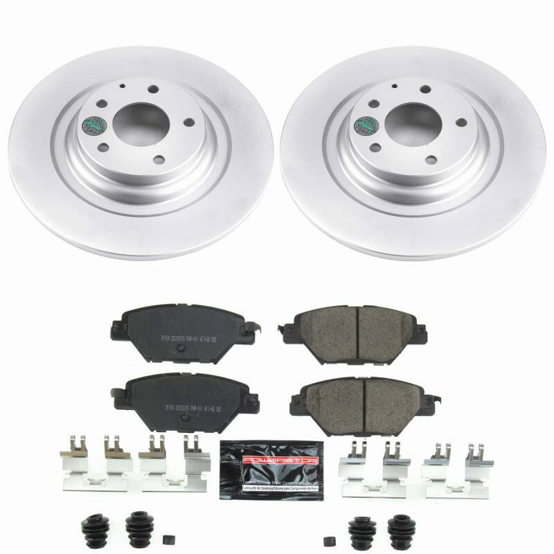 Mazda CX-9 Brake Kit - Rear - PowerStop - Z23 Coated - `16-`23