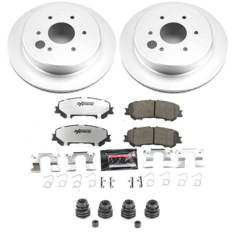 Nissan Titan Brake Kit - Rear - PowerStop - Z36 Coated Truck & Tow - `17-`24
