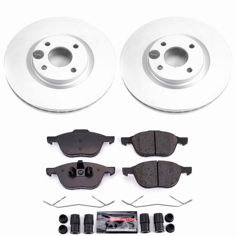 Ford EcoSport Brake Kit - Front - PowerStop - Z23 Coated - `18-`22