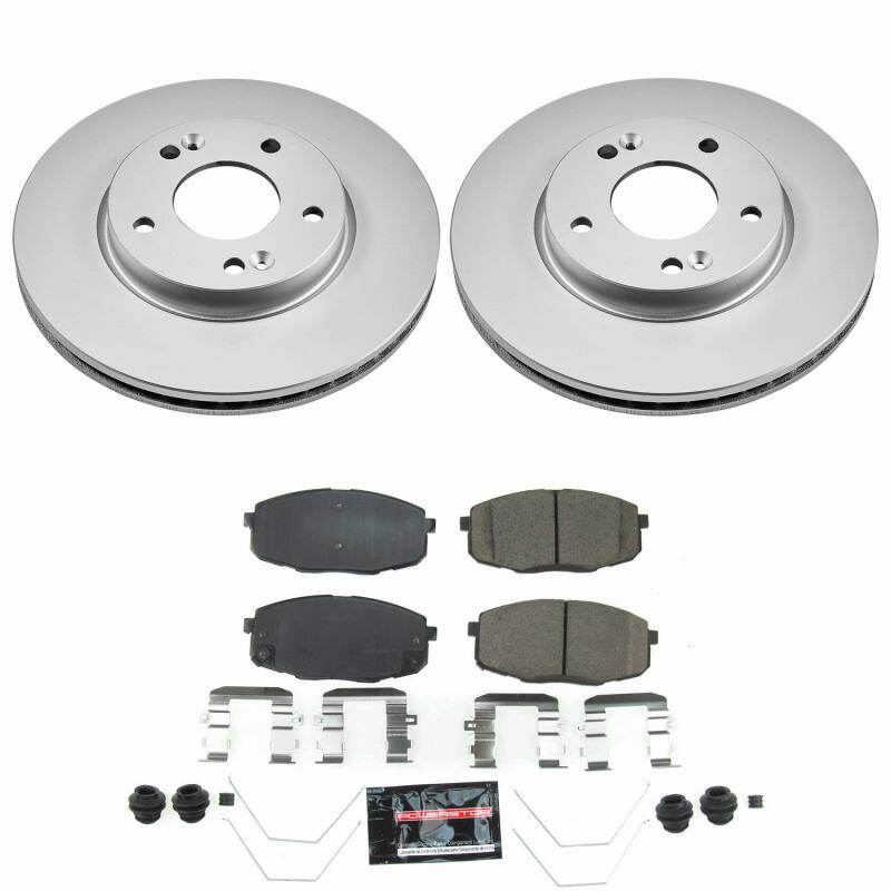 Hyundai Elantra GT Brake Kit - Front - PowerStop - Z23 Coated - `18-`20