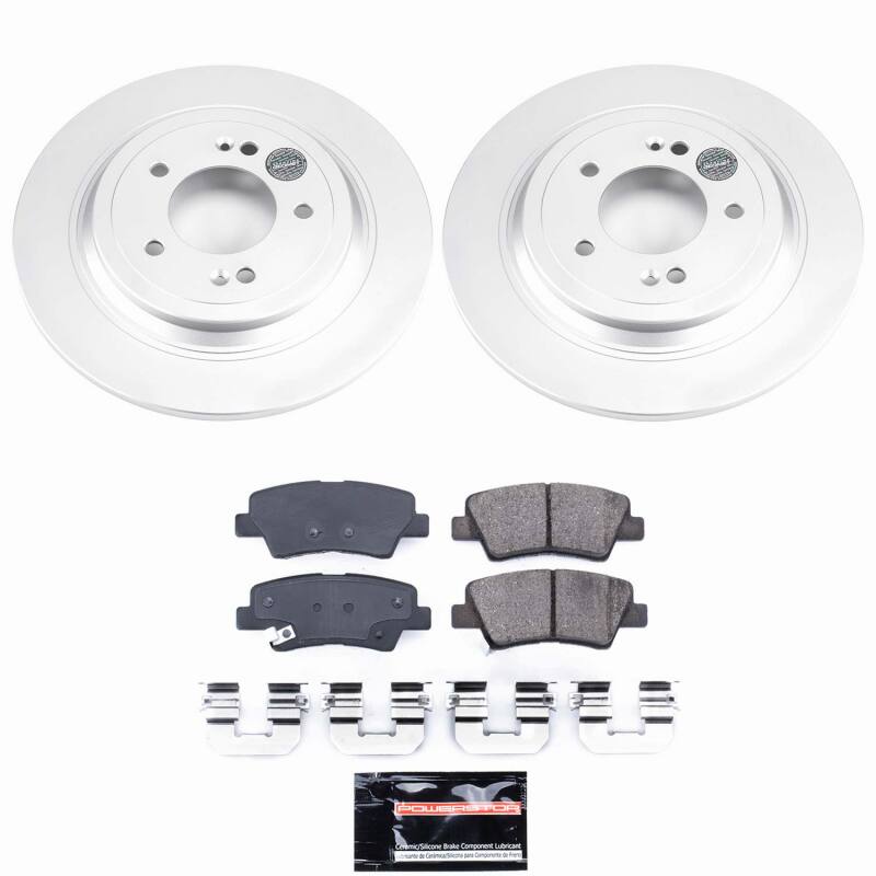 Hyundai Tucson Brake Kit - Rear - PowerStop - Z23 Coated - `19-`21