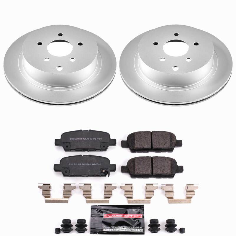 Infiniti FX35 Brake Kit - Rear - PowerStop - Z23 Coated - `10-`12